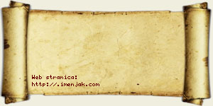 Vladislava Debeljak vizit kartica